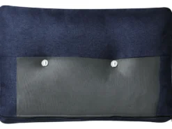 Hjørnesovesofa 4 personers FLAKK Navy Blå med opbevaring Venstrevendt