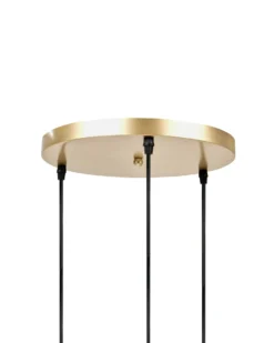 Hængelampe med 3 lys ARAS LED Glas Guld