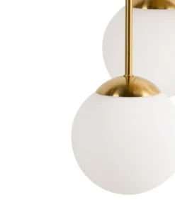 Hængelampe med 5 lys RIANA Metal Messing