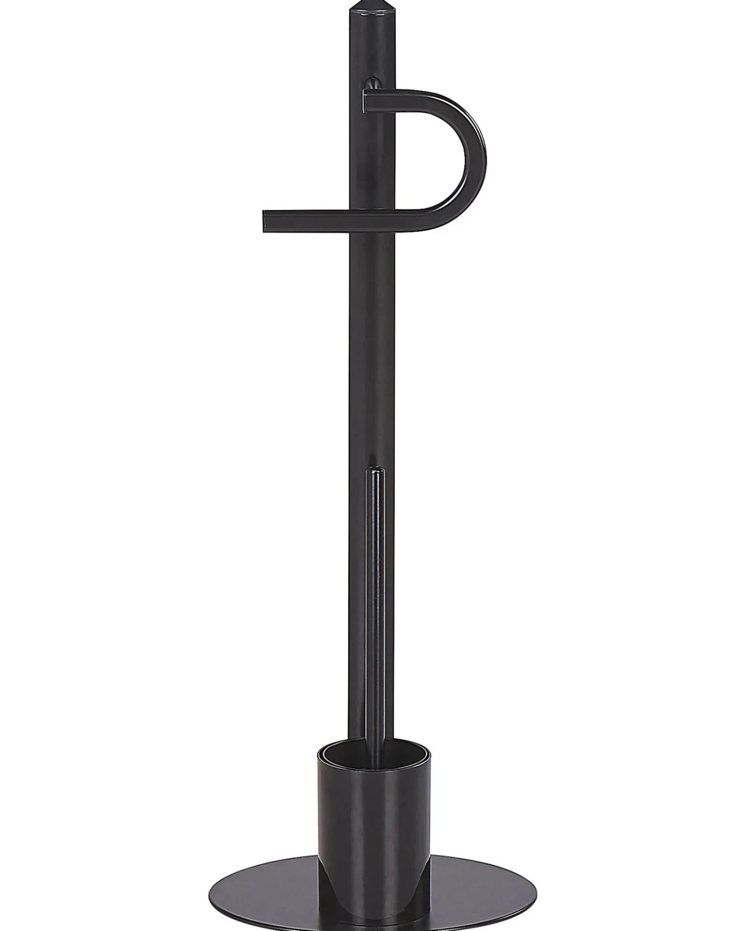 Holder til toiletpapir og -børste SARTO Metal Sort