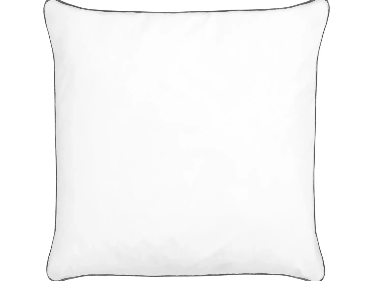 Hovedpude PELISTER Lav Microfiber 80 x 80 cm Hvid