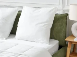 Hovedpude TRIGLAV Lav Polyester 80 x 80 cm Hvid
