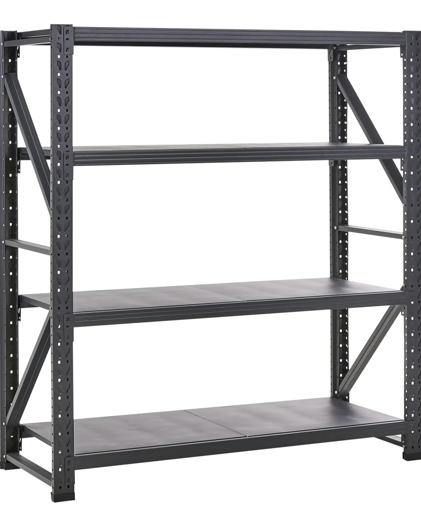 Hylder til garagen FIUGGI Metal 200 cm 200 cm Sort