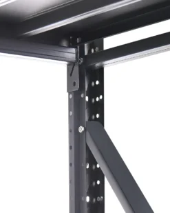Hylder til garagen FIUGGI Metal 200 cm 200 cm Sort
