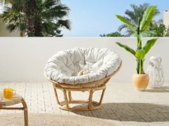 Hynde til havestol SALVO/ ORVIETO 127 x 127 cm Lys Beige