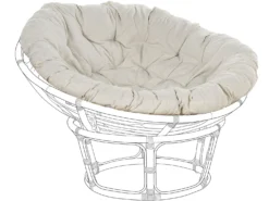 Hynde til havestol SALVO/ ORVIETO 127 x 127 cm Lys Beige
