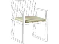 Hynde til havestol SASSARI PREMIUM 46 x 46 cm Lysegrøn