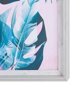 Indrammede plakater AGENA Blomster motiv 30 x 40 cm Blå
