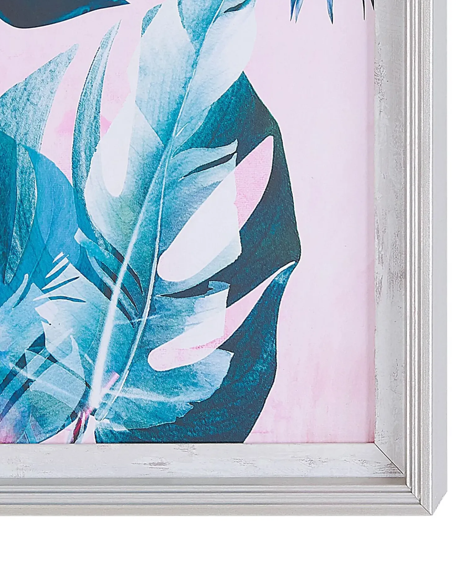 Indrammede plakater AGENA Blomster motiv 30 x 40 cm Blå