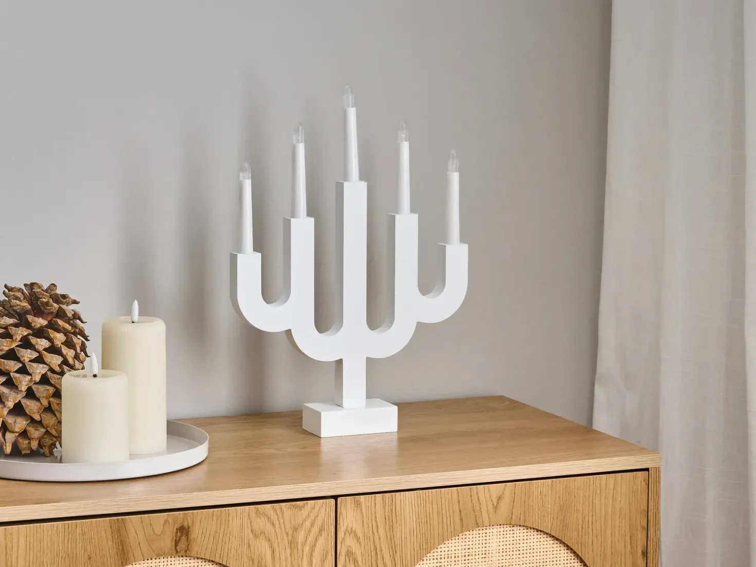 Juledekoration BJORKAN LED Hvid