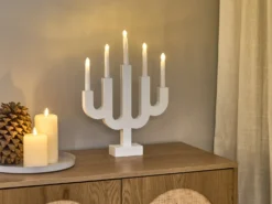 Juledekoration BJORKAN LED Hvid
