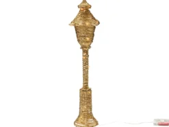 Juledekoration LED ALFTANES Søjle lampe 62 cm Guld
