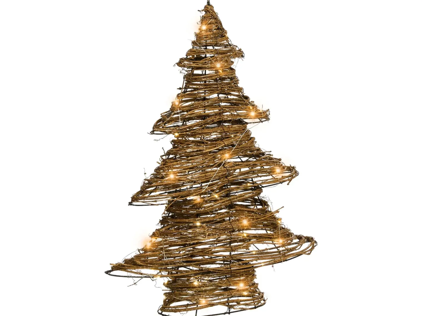 Juledekoration LED FURESO Juletræ 60 cm Naturlig