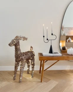 Juledekoration LED GRINDAVIK Rensdyr 97 cm Naturlig