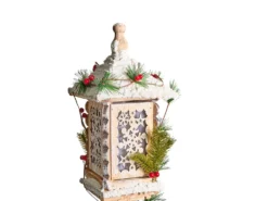 Juledekoration LED LENTIRA Søjle lampe 80 cm Lysebrun