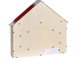 Juledekoration LED NISSER Adventskalender 44 cm Lysebrun