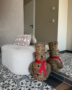 Juledekoration LED OLAFSVIK Snemand 52 cm Naturlig