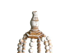 Juledekoration LED PETRUMA 40 cm Lysebrun