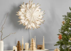 Juledekoration SVEDAN Stjerne 60 cm Cremehvid