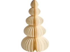Juledekorationssæt med 6 dele RANELVA Juletræ 14/19/25 cm Brun/beige