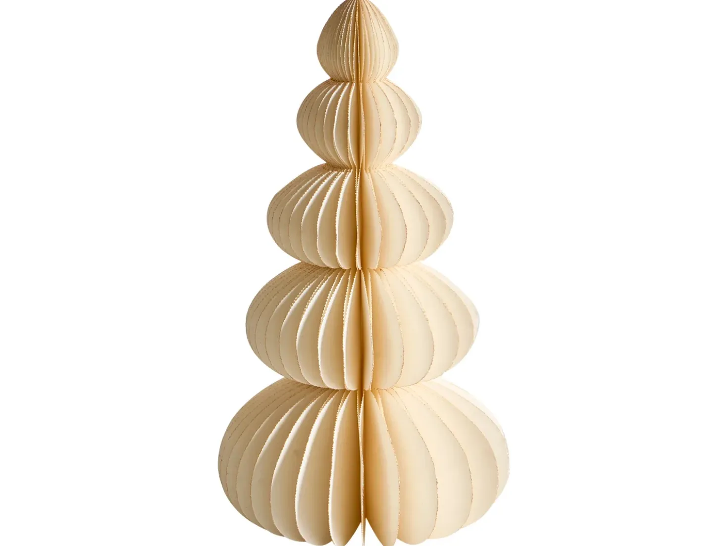 Juledekorationssæt med 6 dele RANELVA Juletræ 14/19/25 cm Brun/beige
