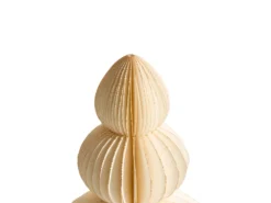 Juledekorationssæt med 6 dele RANELVA Juletræ 14/19/25 cm Brun/beige