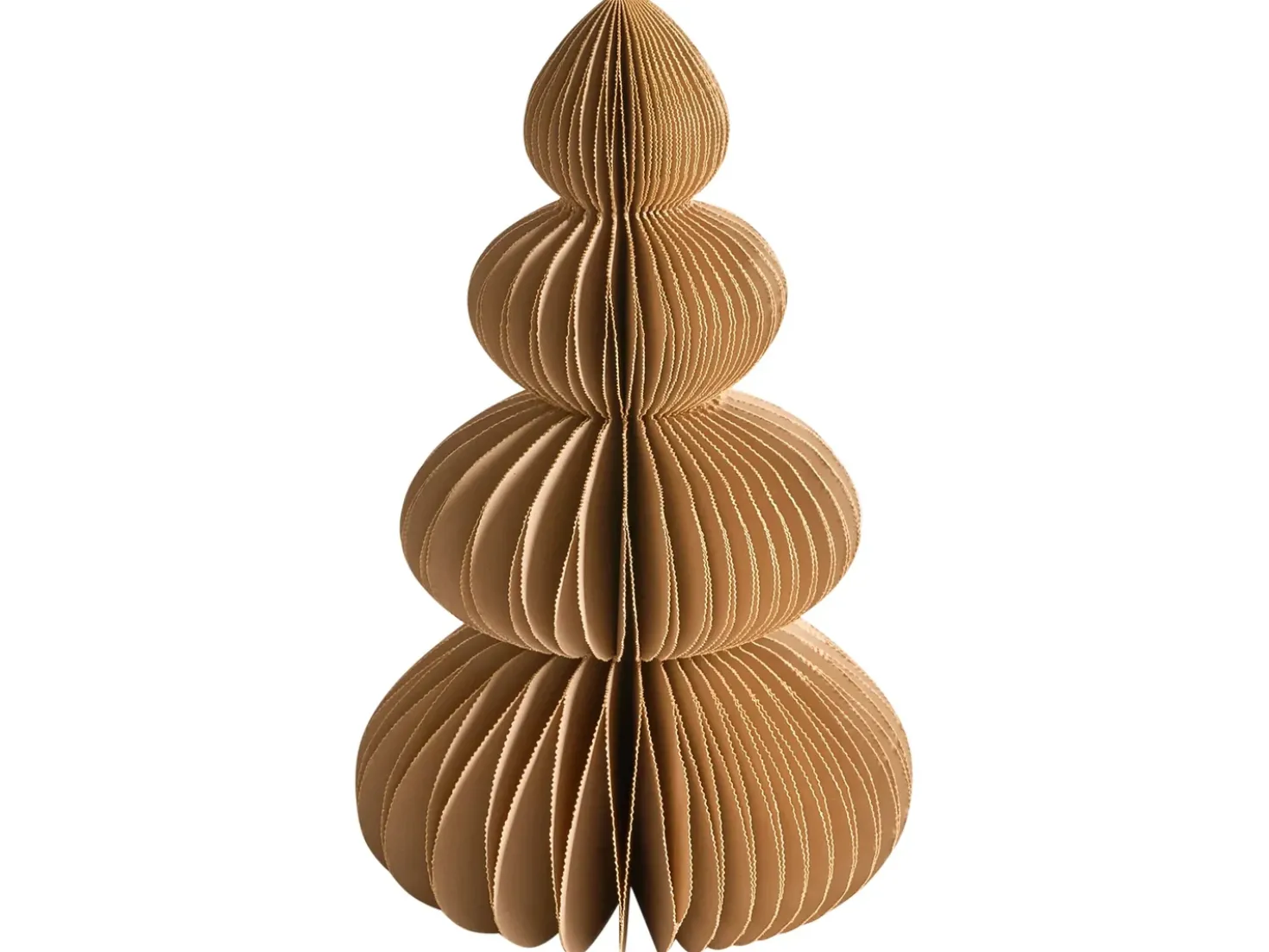 Juledekorationssæt med 6 dele RANELVA Juletræ 14/19/25 cm Brun/beige