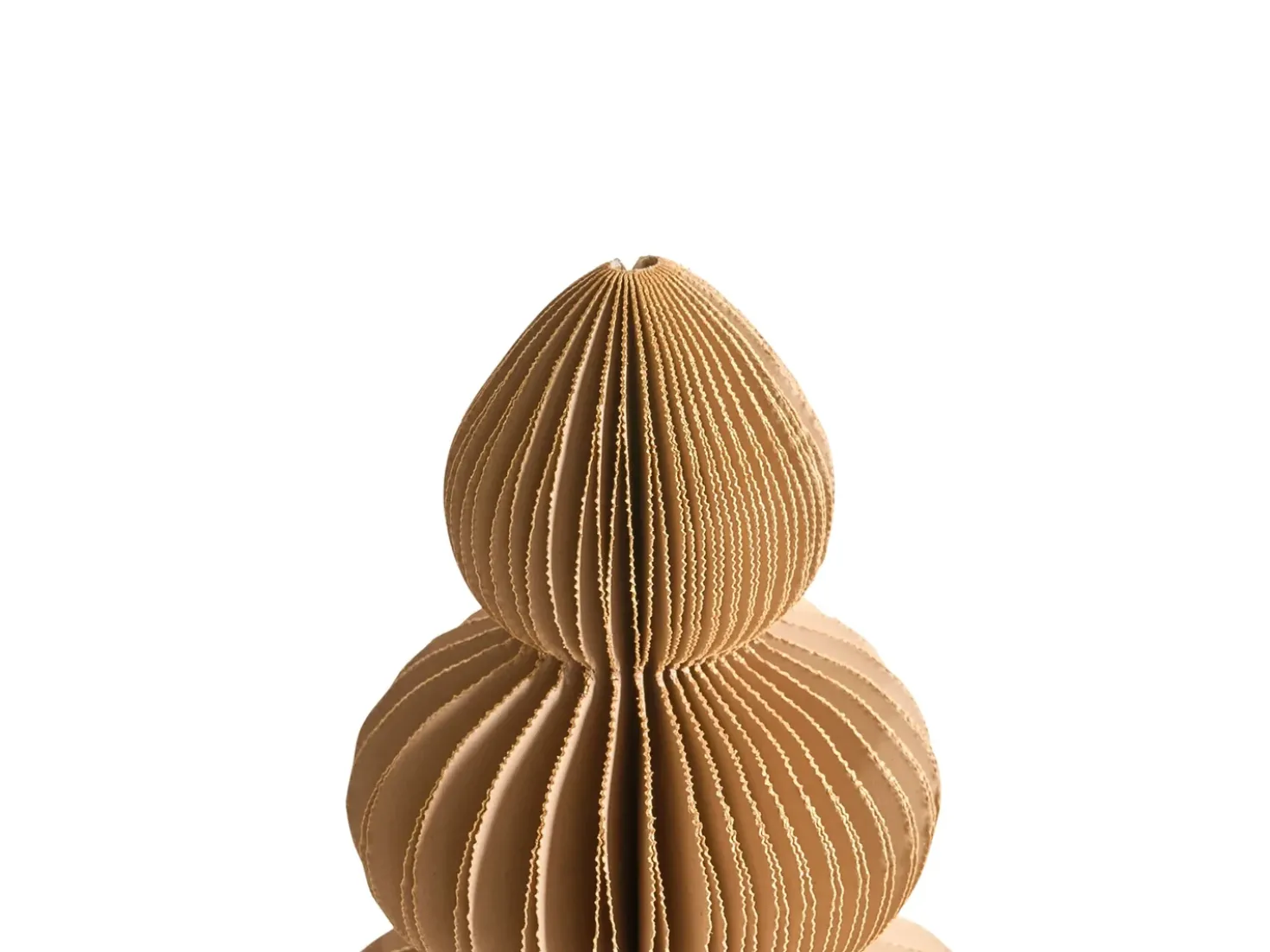Juledekorationssæt med 6 dele RANELVA Juletræ 14/19/25 cm Brun/beige
