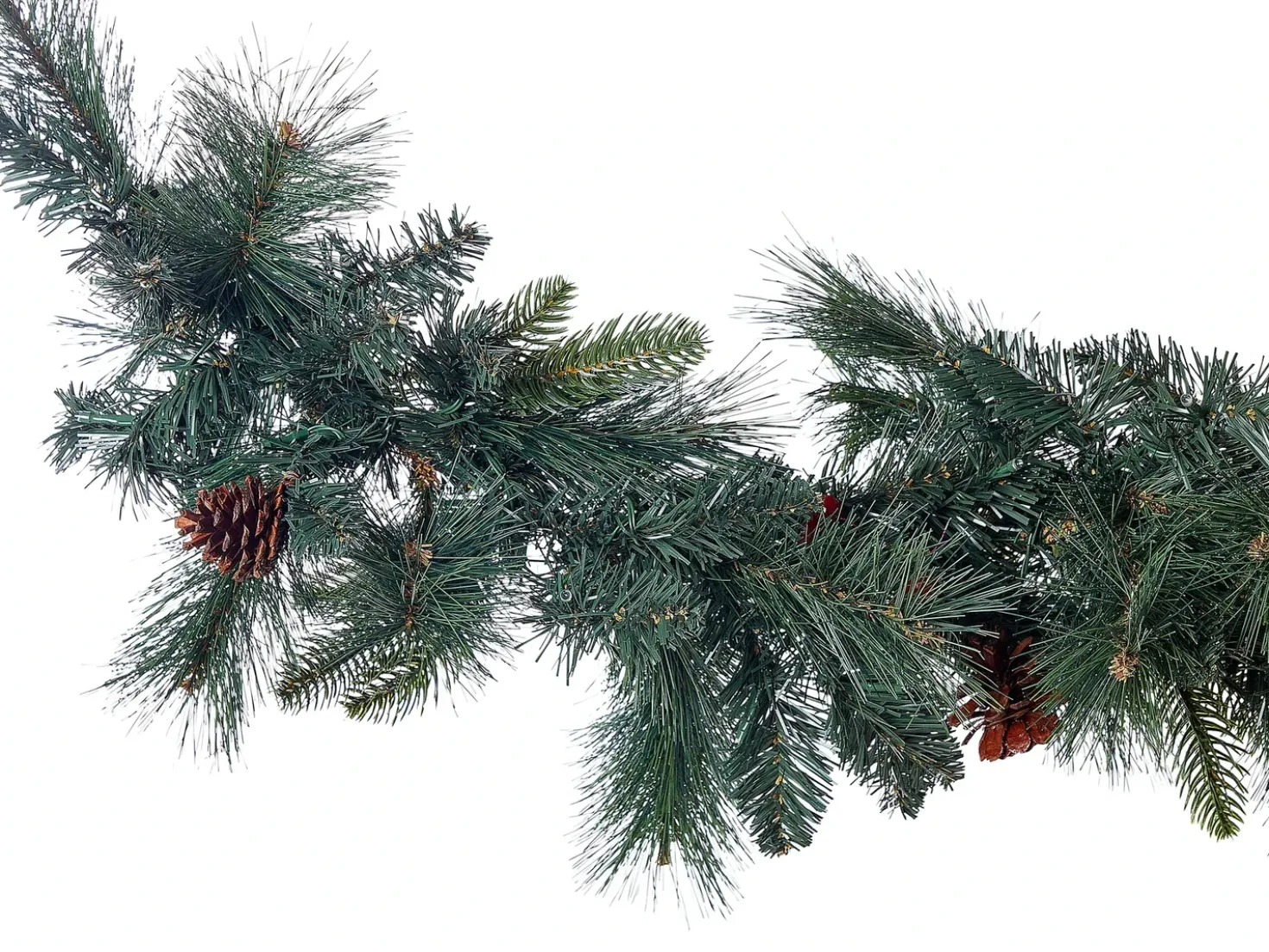 Juleguirlande LED KAMERUN 270 cm Grøn
