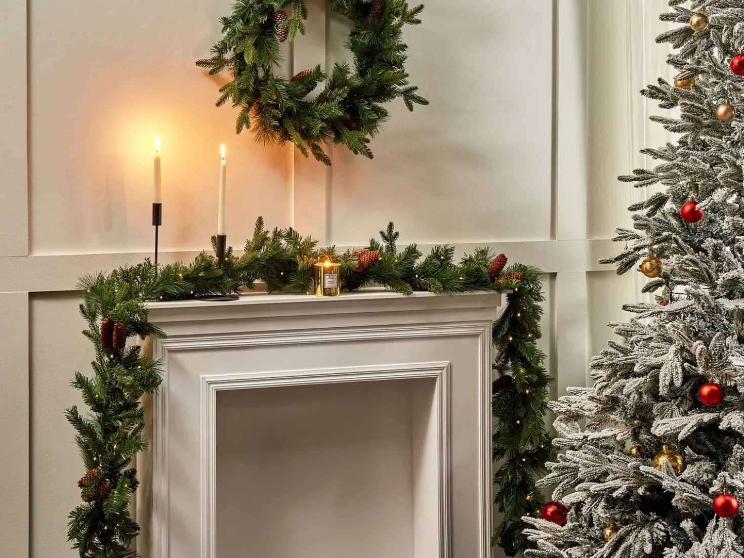 Juleguirlande LED KAMERUN 270 cm Grøn