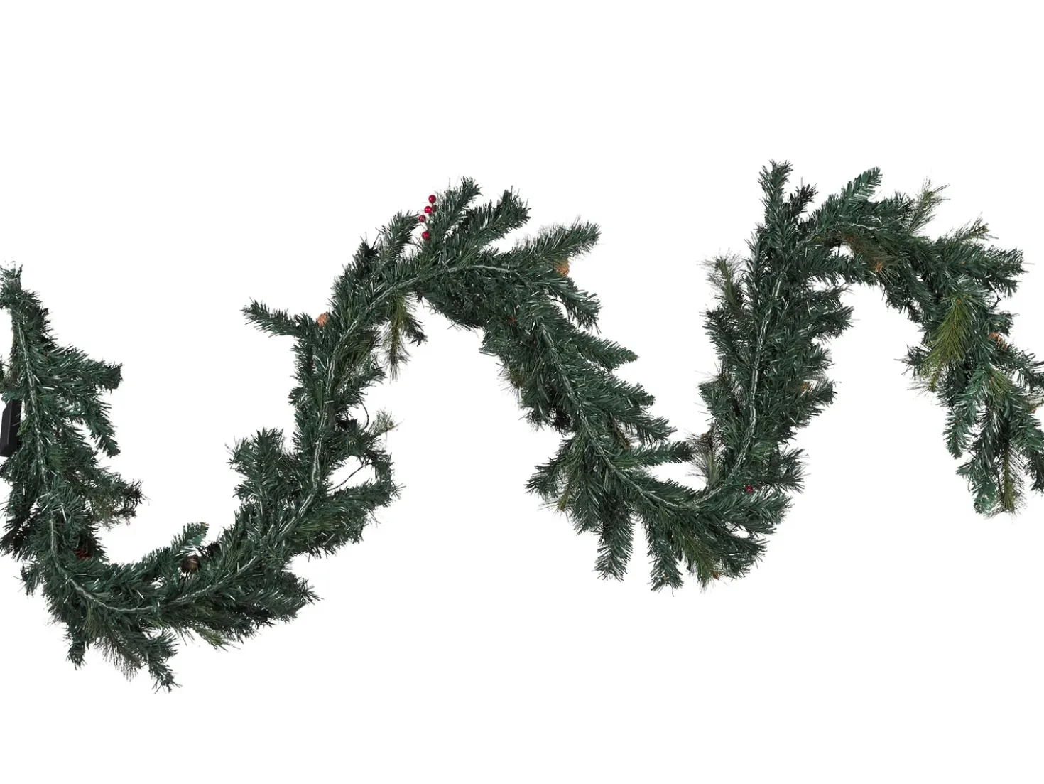 Juleguirlande LED TENALA 270 cm Grøn