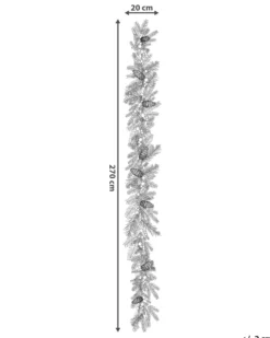 Juleguirlande LED TENALA 270 cm Grøn