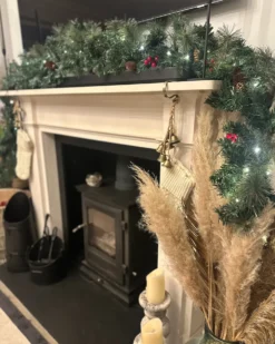 Juleguirlande LED TENALA 270 cm Grøn