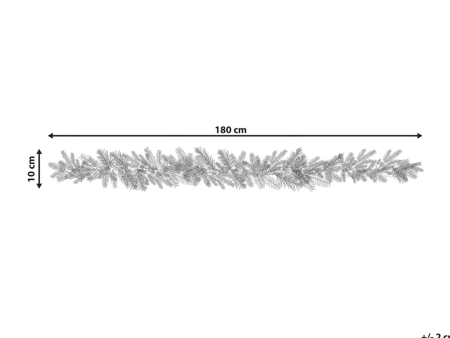 Juleguirlande LED WAPTA 180 cm Grøn