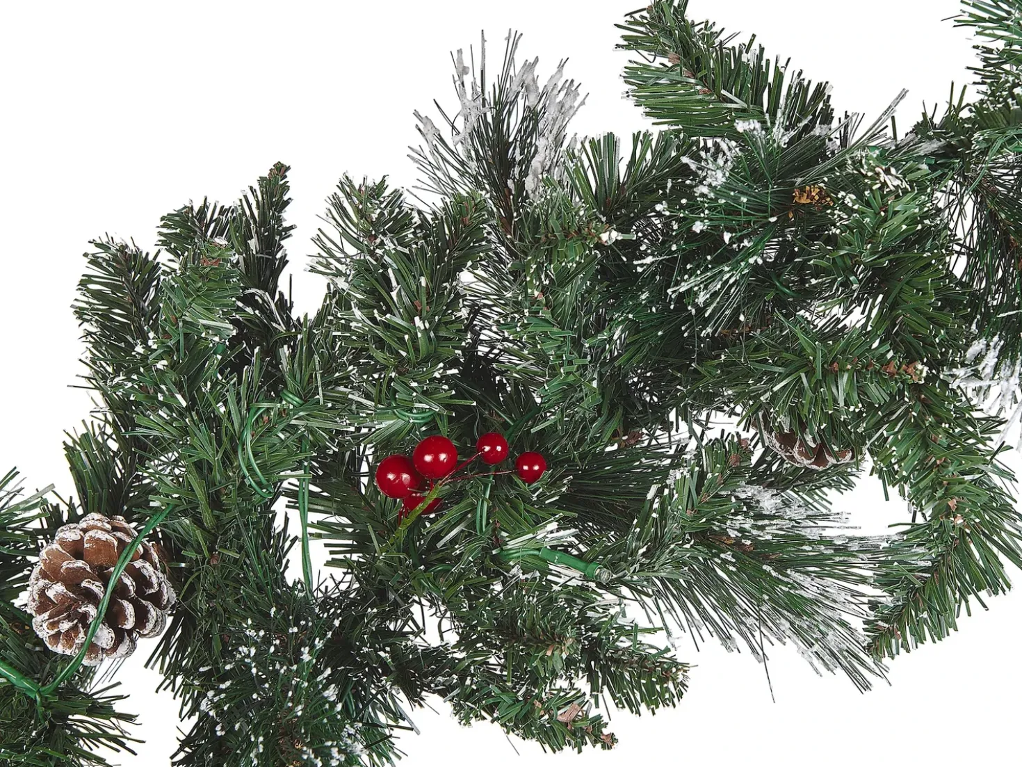 Juleguirlande LED WAPTA 180 cm Grøn