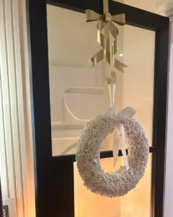 Julekrans ARESJON Hvid 40 cm