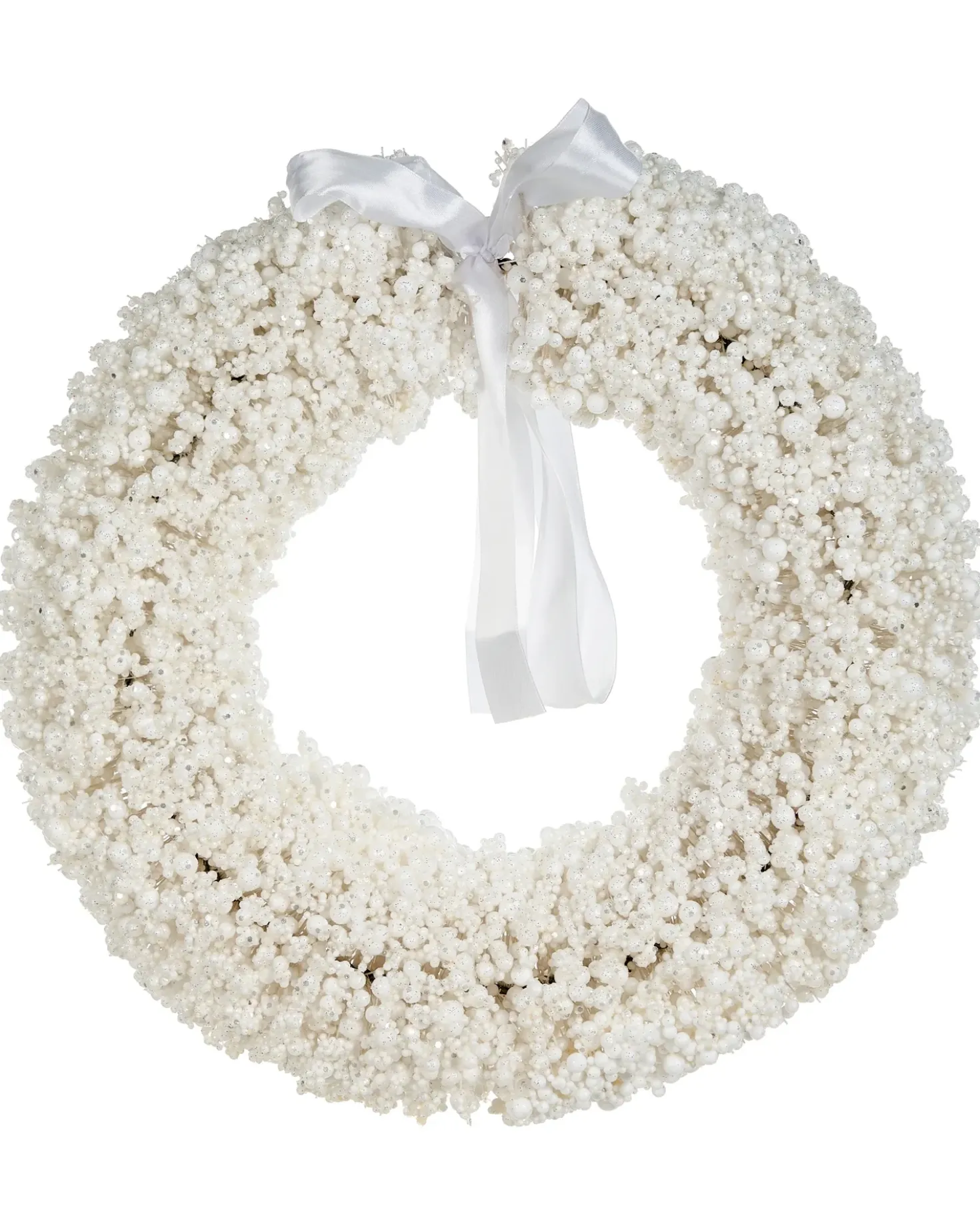 Julekrans ARESJON Hvid 40 cm