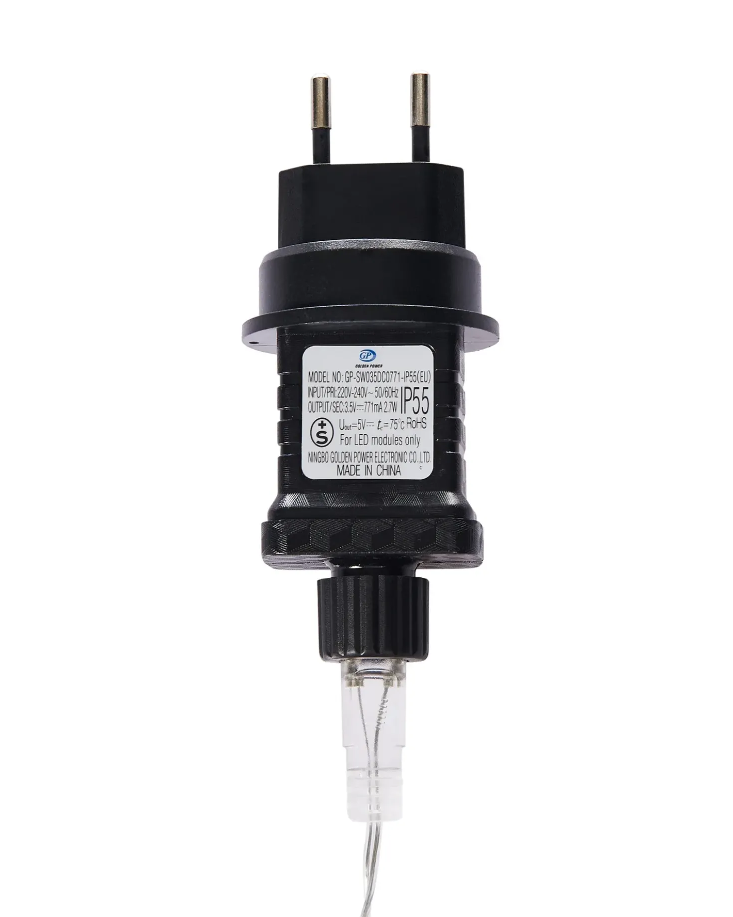 Julekrans LED MUGGAN Krans 52 cm Sort