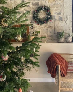 Julekrans LED PAIMIO Grøn 60 cm