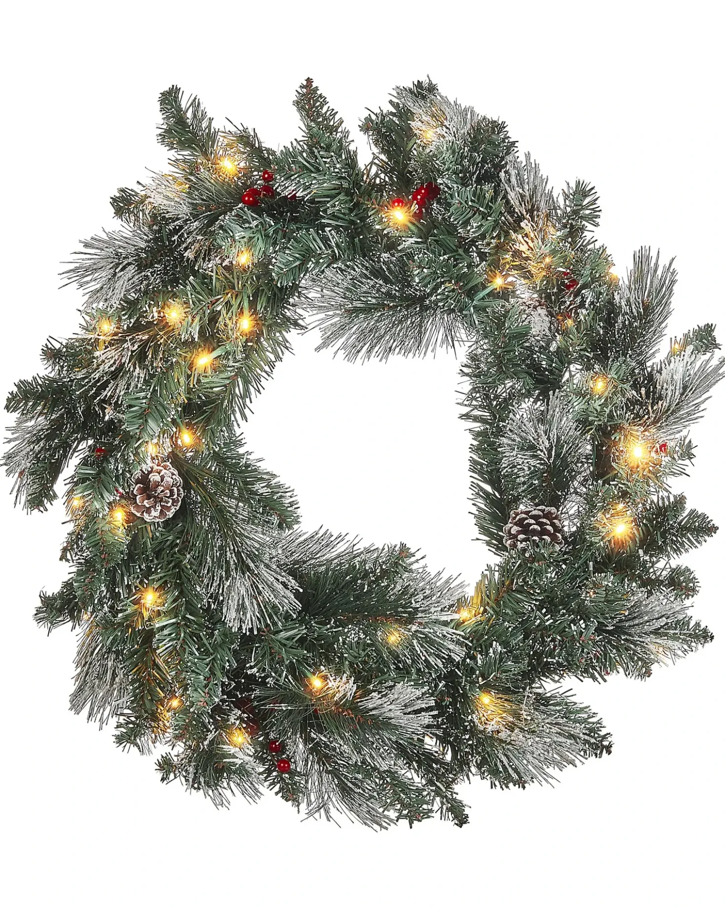 Julekrans LED WAPTA Grøn 40 cm