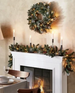 Julekrans LED WAPTA Grøn 40 cm