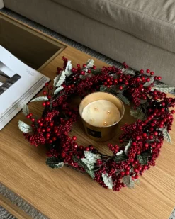 Julekrans PUROL Rød 40 cm