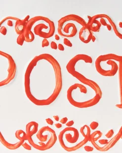Julemand postkasse ESPOO 30 cm Hvid