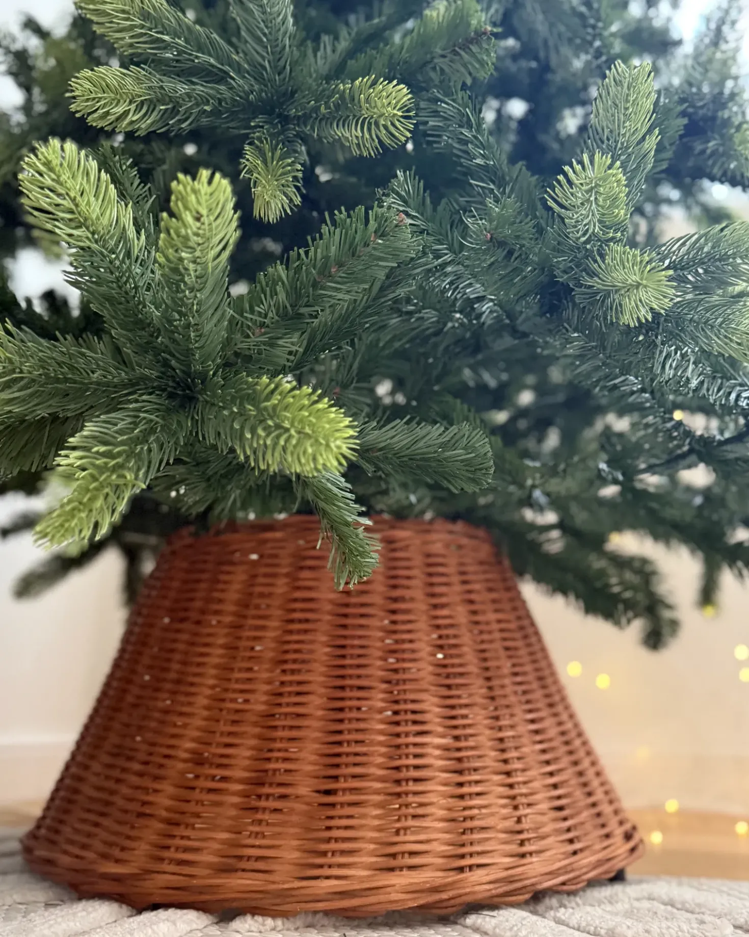 Juletræs hylster FLOCON Rattan Naturlig 47 cm