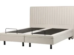 Justerbar seng CASTELLAN 180 x 200 cm Lys Beige