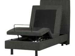 Justerbar seng CASTELLAN 80 x 200 cm Mørkegrå