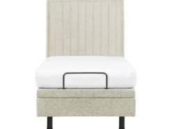 Justerbar seng CASTELLAN 90 x 200 cm Beige