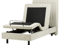 Justerbar seng CASTELLAN 90 x 200 cm Beige