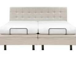 Justerbar seng DUKE 180 x 200 cm Lys Beige