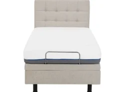 Justerbar seng DUKE 90 x 200 cm Beige